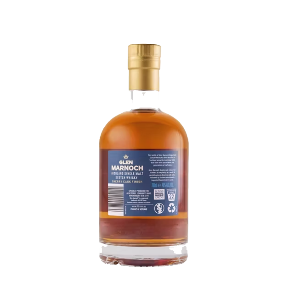 Glen Marloch Sherry Cask whisky bottle