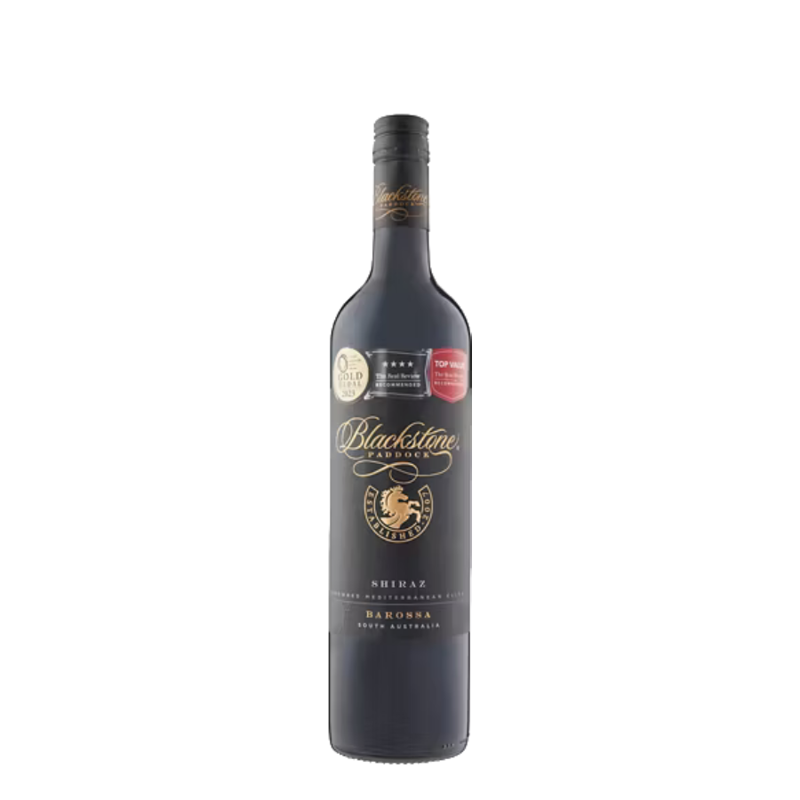 Blackstone Paddock Barossa Shiraz Australian red wine bottle