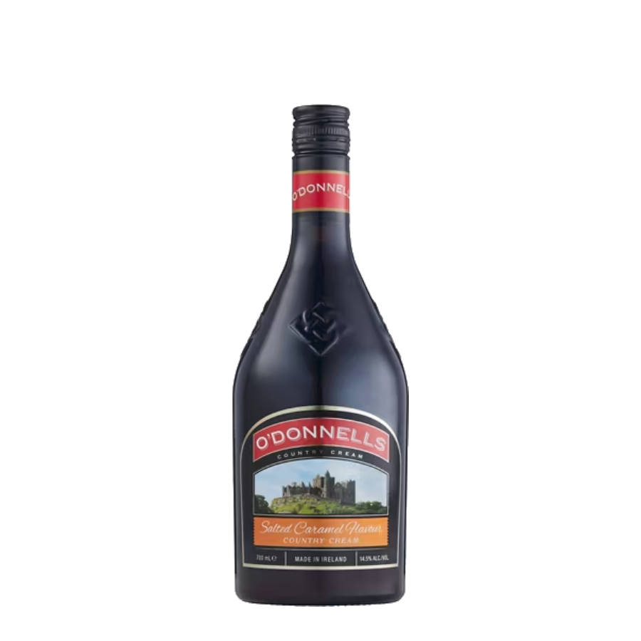 O'Donnells Salted Caramel Irish Cream Liqueur bottle